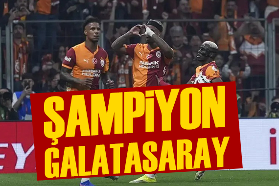Galatasaray Şampiyon oldu!