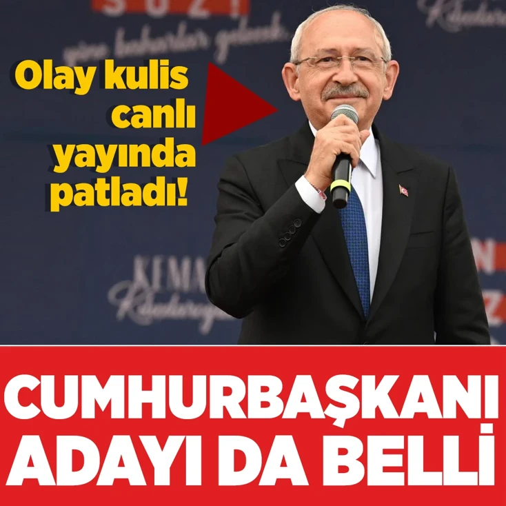 Cumhurbaşkanı adayı bile belli