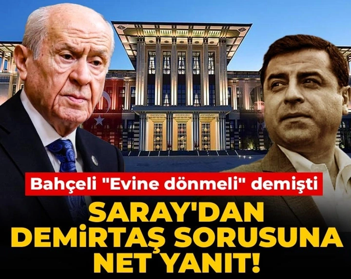 Bahçeli “Demirtaş evine dönmeli”