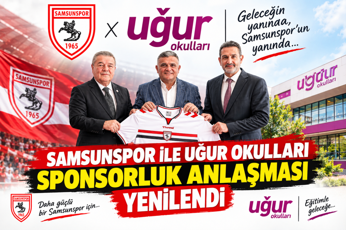 Samsunspor ile Uğur Okulları'nın Güçlü Ortaklığı Devam Ediyor